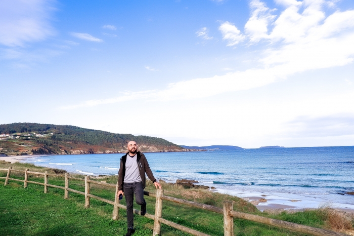 Travel blogger Alberto Ribas begins his journey along the Costa da Morte