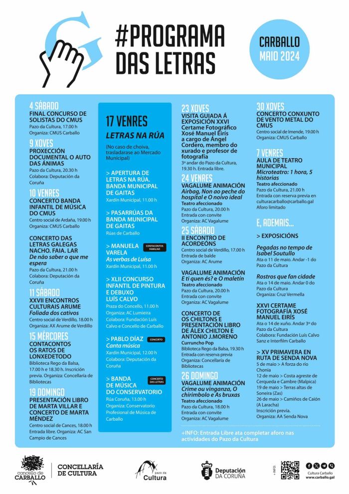 Programme of Galician Letters in Carballo